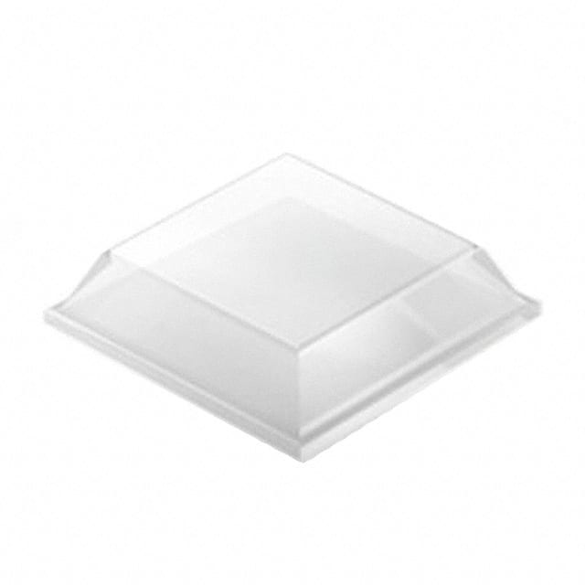 SJ5308 BUMPER SQUARE 0.5"L X 0.5"W CLR