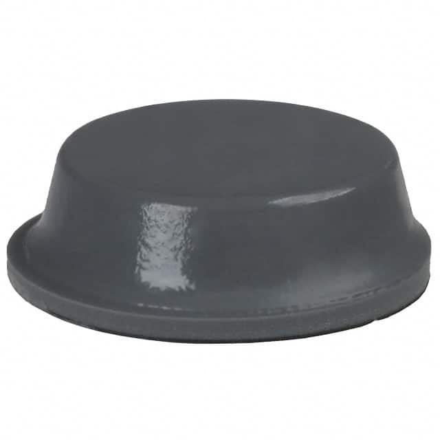 SJ-5012 (GRAY) BUMPER CYLINDRICAL 0.5" DIA GRY