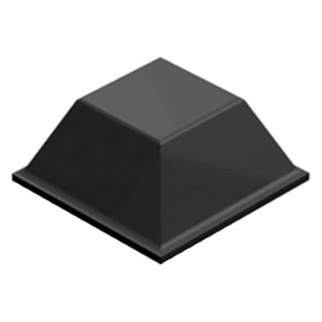 SJ-5018-GRAY BUMPER SQUARE 0.5"L X 0.5"W GRY