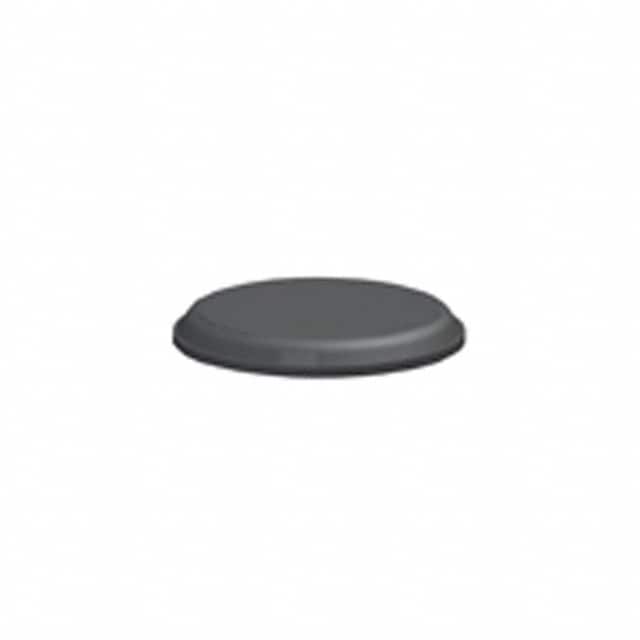 781-B BUMPER CYLINDRICAL 0.5" DIA BLK