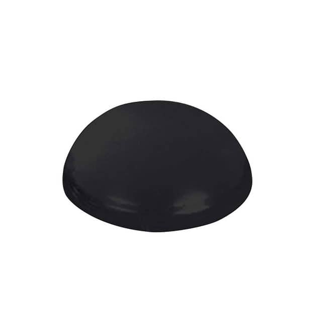 RBS-12BK BUMPER CYLIN 0.378" DIA BLK