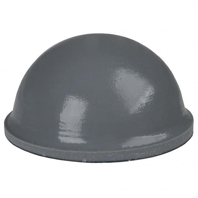 SJ-5027 (GRAY) BUMPER CYLINDRICAL 0.63" DIA GRY
