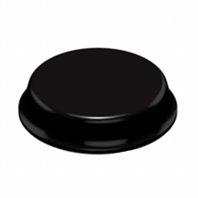 SJ6344 BUMPER CYLINDRICAL 0.75" DIA BLK