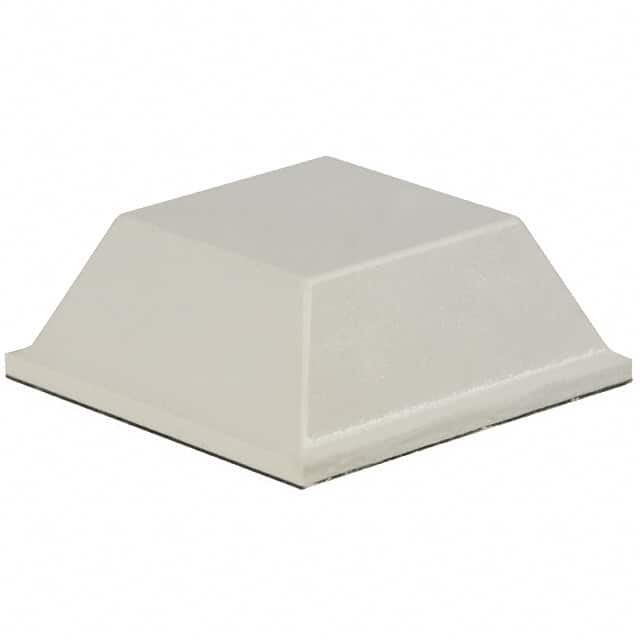 SJ-5523 (WHITE) BUMPER SQU 0.812"L X 0.812"W WHT