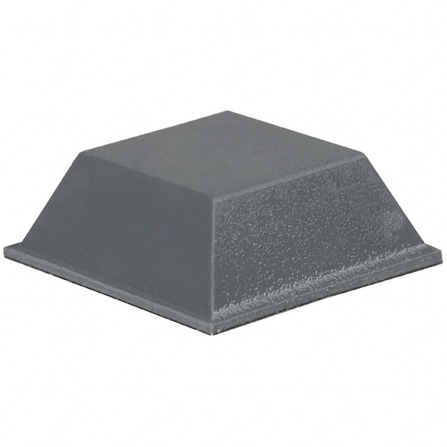 SJ-5523 (GRAY) BUMPER SQU 0.812"L X 0.812"W GRY