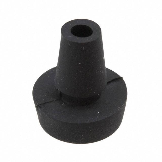 POF-50185 FOOT CYLINDRICAL 0.528" DIA BLK