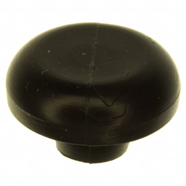 POF-12664 FOOT CYLINDRICAL 0.618" DIA BLK