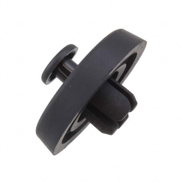 SFF-023 FOOT CYLINDRICAL 0.984" DIA BLK