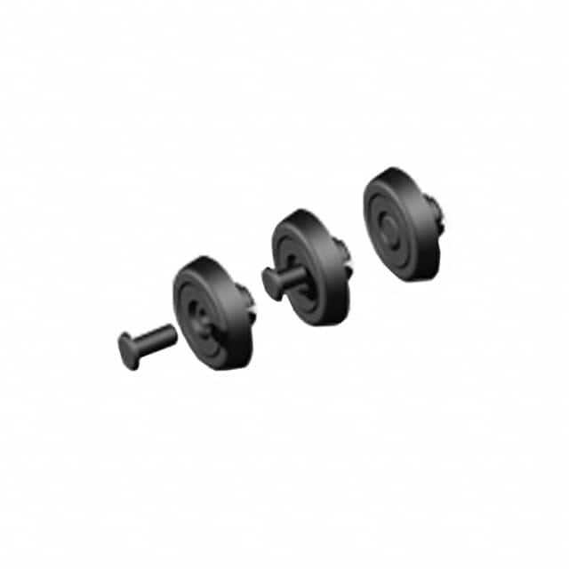 717 FOOT CYLINDRICAL 0.98" DIA BLACK