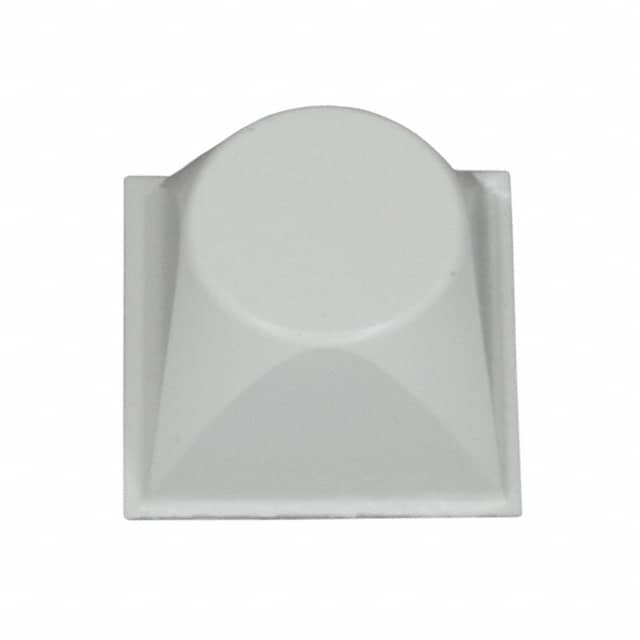 SJ-5514 (WHITE) BUMPER SQU 0.81"L X 0.81"W WHT