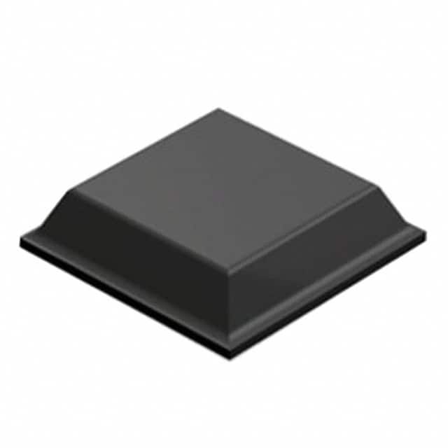 SJ-5008-GRAY BUMPER SQUARE 0.5" L X 0.5"W GRY