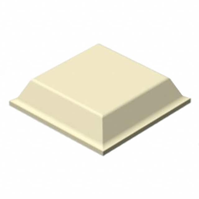 SJ5008 BUMPER SQUARE 0.5"L X 0.5"W WHT