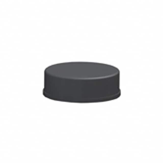 780-B BUMPER CYLIN 0.375" DIA BLACK