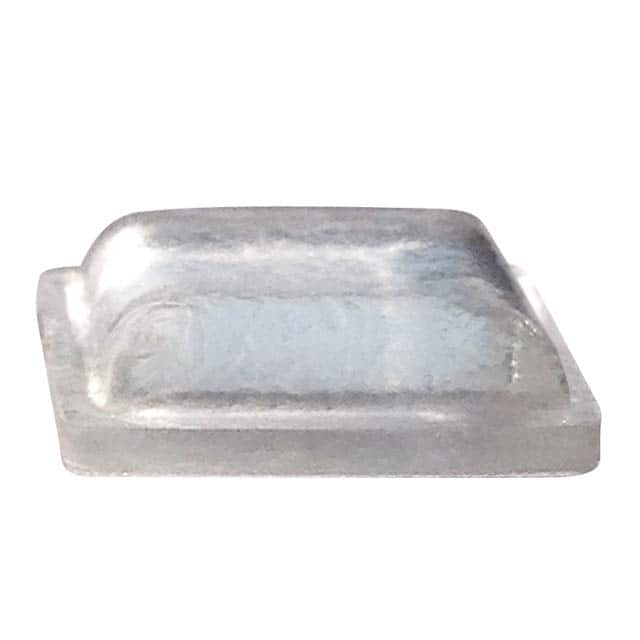 RBS-32R BUMPER SQUARE 0.5"L X 0.5"W CLR