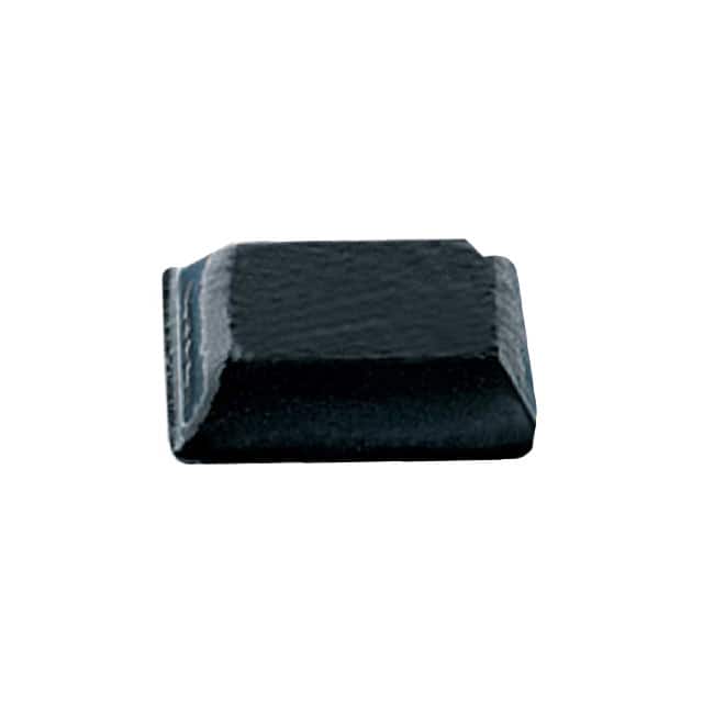 RBS-3RBK BUMPER SQUARE 0.5"L X 0.5"W BLK