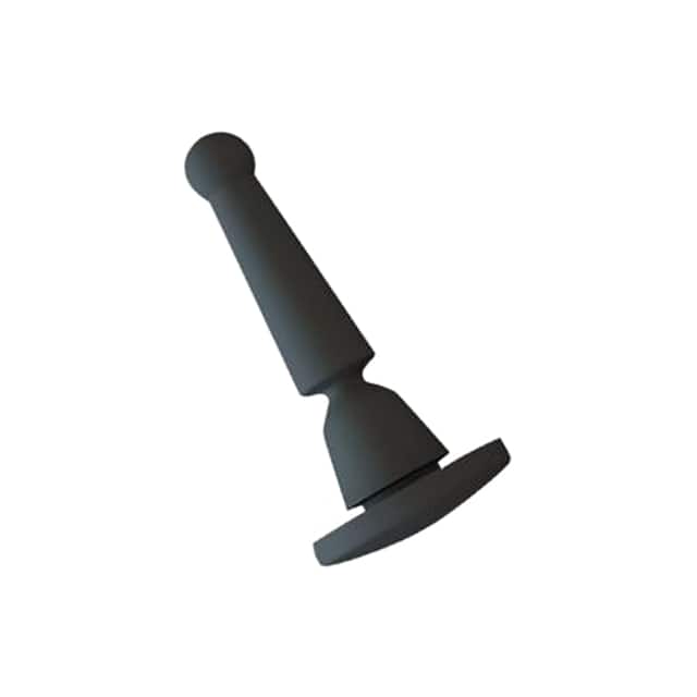 BAB-1 FOOT CYLINDRICAL 0.472" DIA BLK