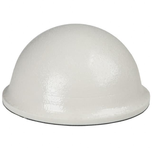 SJ-5017 (WHITE) BUMPER CYLINDRICAL 0.75" DIA WHT