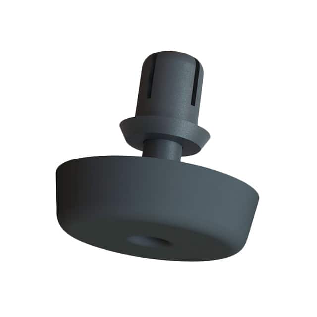 FSR-1 FOOT CYLINDRICAL 0.394" DIA BLK
