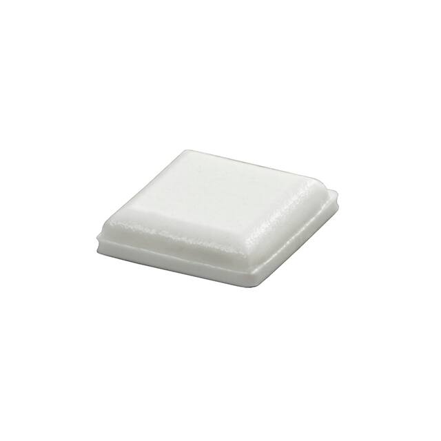 BS20WH00X00RB BUMPER .40" SQUARE X .1" WHT