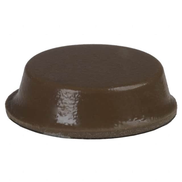SJ-5012 (BROWN) BUMPER CYLINDRICAL 0.5" DIA BRN