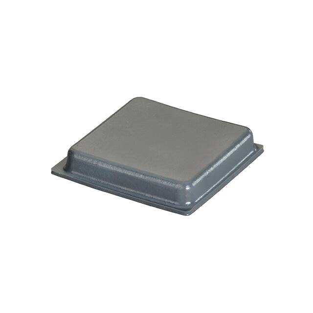 BS36GR05X11RP BUMPER 1.00" SQUARE X .18" GRY