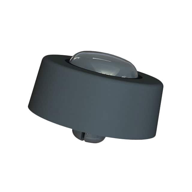 FF-006-P5X7.5B FOOT CYLINDRICAL 0.591" DIA BLK