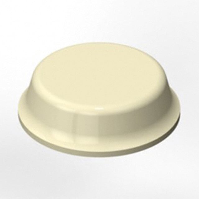 SJ5412 BUMPER CYLINDRICAL 0.5" DIA WHT