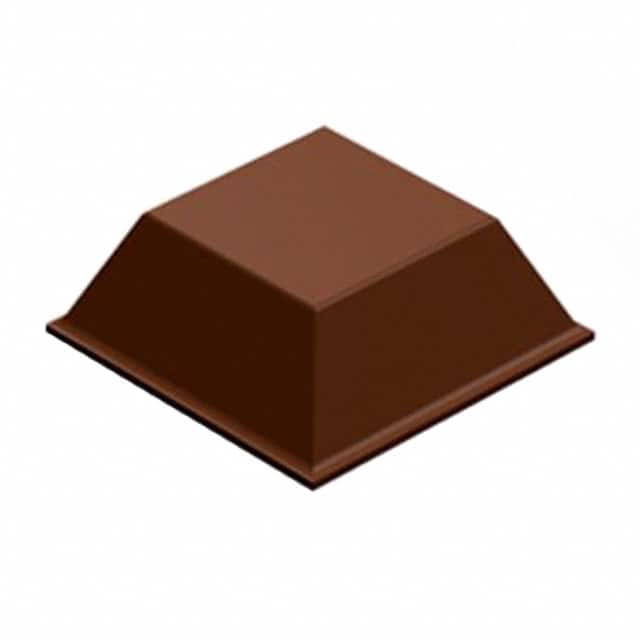 SJ-5023-BROWN BUMPER SQU 0.81"L X 0.81"W BRN