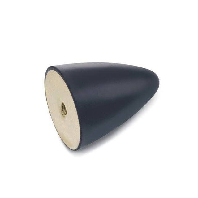 353.2-19-25-1/4-55 RUBBER BUMPER CONICAL STEEL