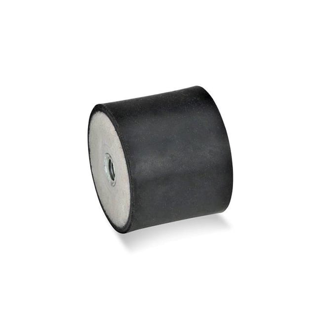 351-40-30-M8-EE-55 RUBBER BUMPER CYLINDRICAL STEEL