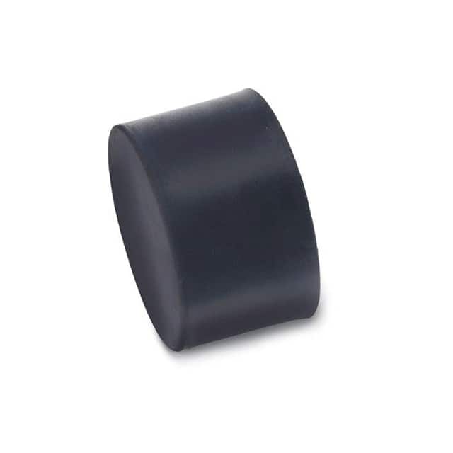 352.2-51-41-3/8-55 RUBBER BUMPER CYLINDRICAL STEEL