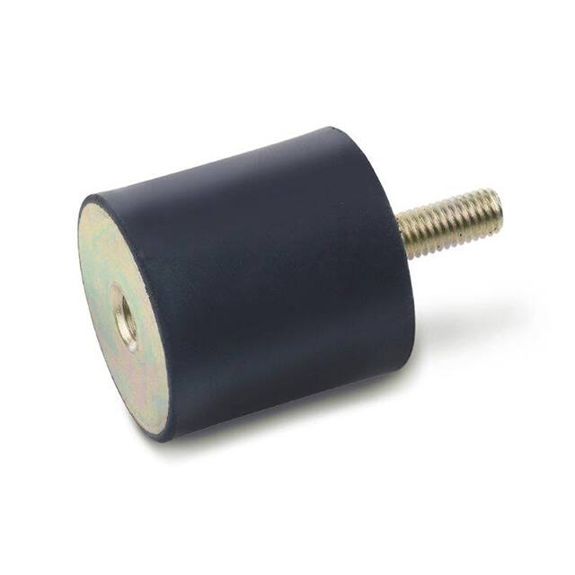 351.2-51-41-3/8-55 RUBBER BUMPER CYLINDRICAL STEEL