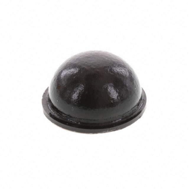 RBS-15BK BUMPER CYLINDRICAL 0.63" DIA BLK