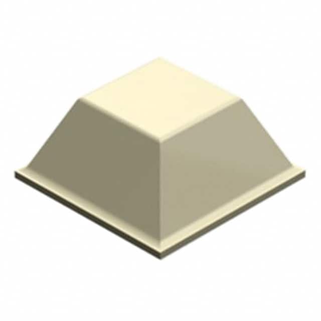 SJ-5018-WHITE BUMPER SQUARE 0.5"L X 0.5"W WHT