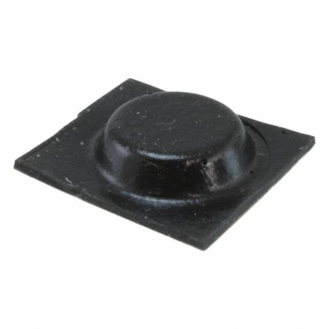 RBS-1BK BUMPER CYLINDRICAL 0.5" DIA BLK
