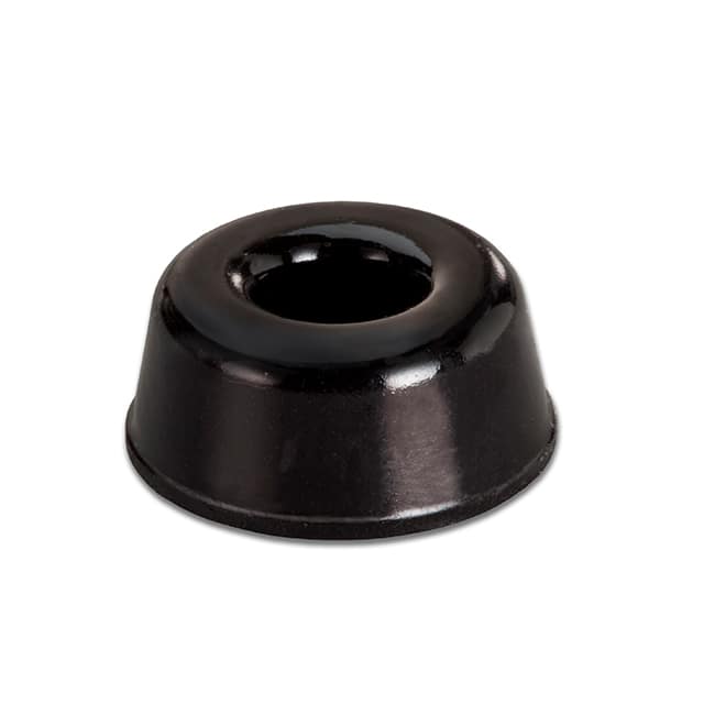 BS17BL06X12RP BUMPER RECE .88" DIA X .4" BLK