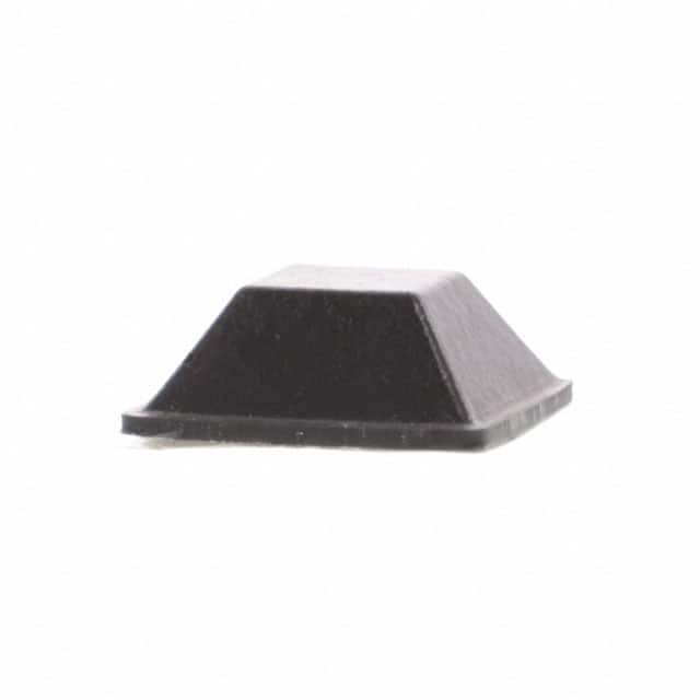 RBS-19BK BUMPER SQU 0.807"L X 0.807"W BLK