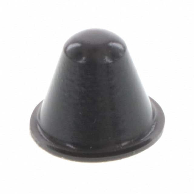 RBS-37BK BUMPER CYLINDRICAL 0.72" DIA BLK