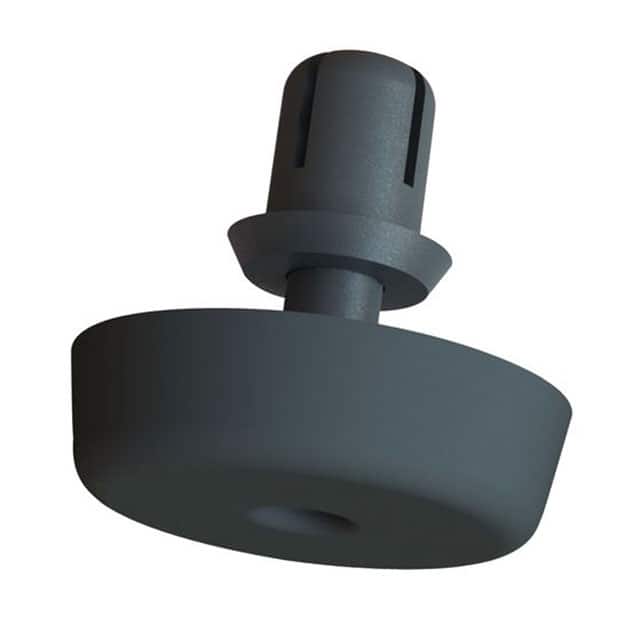 FSR-3 FOOT CYLINDRICAL 0.394" DIA BLK