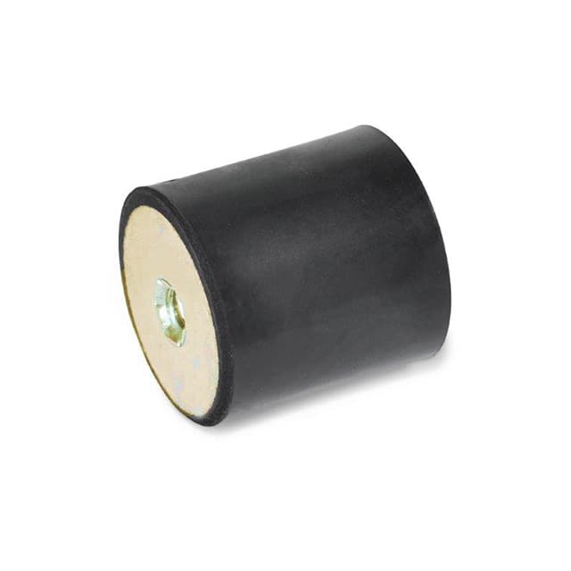 351.3-16-13-8-55 RUBBER BUMPER CYLINDRICAL STEEL