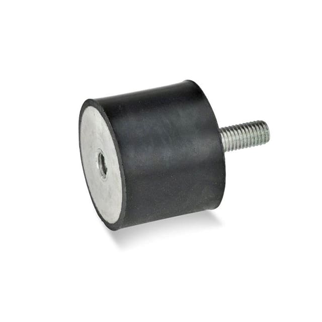 351-10-15-M4-ES-55 RUBBER BUMPER CYLINDRICAL STEEL