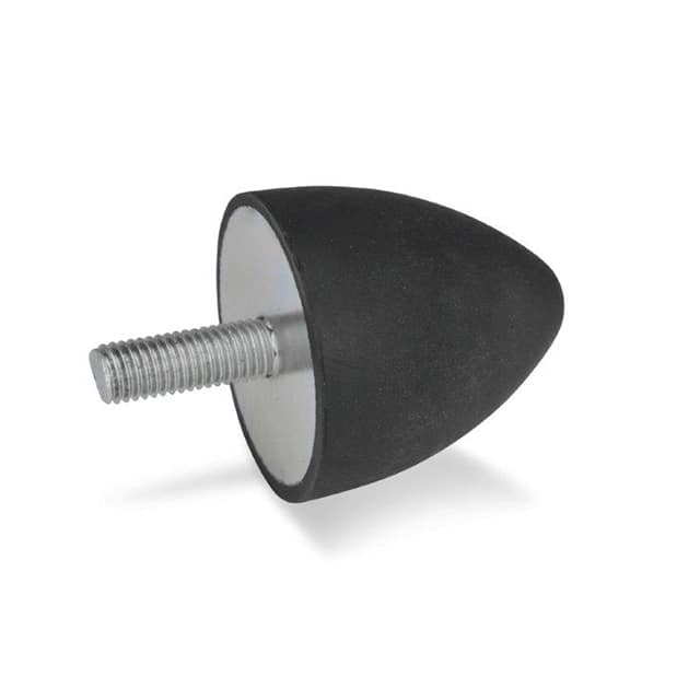 353-50-61-M8-S-55 RUBBER BUMPER CONICAL STEEL