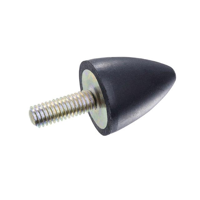 353.1-51-57-3/8-55 RUBBER BUMPER CONICAL STEEL