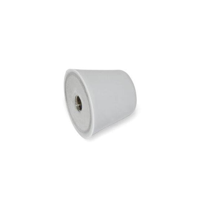256-50-3/8X16-55-GR SILICONE BUMPER CONICAL SS