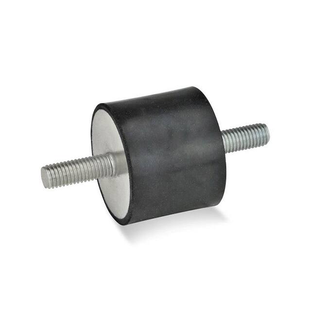 351-100-55-M16-SS-55 RUBBER BUMPER CYLINDRICAL STEEL