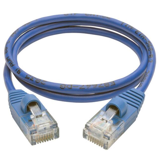 N001-S02-BL CABLE MOD 8P8C PLUG TO PLUG 2'