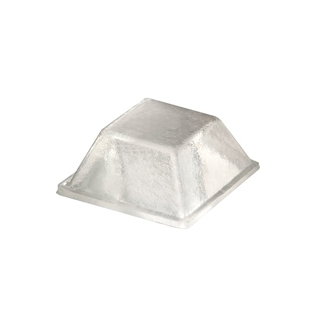 BS03CL05X10RP BUMPER .5" SQUARE X .23" CLR