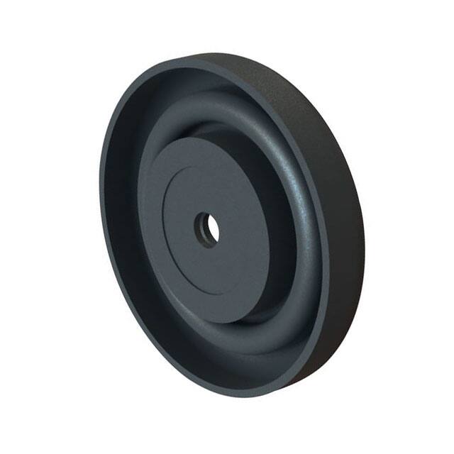 SVF-1 FOOT CYLINDRICAL 1.5" DIA BLACK
