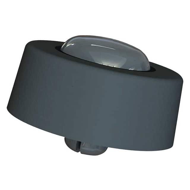 FF-009-P4X7B FOOT CYLINDRICAL 0.827" DIA BLK