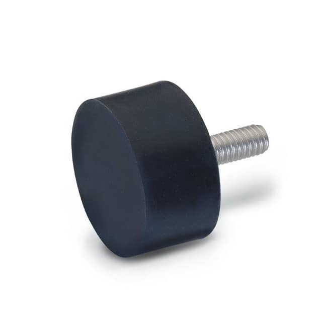 452.1-25-13-1/4-55 RUBBER BUMPER CYLINDRICAL SS